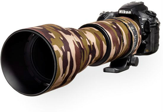 easyCover Lens Oak for Sigma 150-600mm f/5-6.3 DG OS HSM C Brown Camouflage
