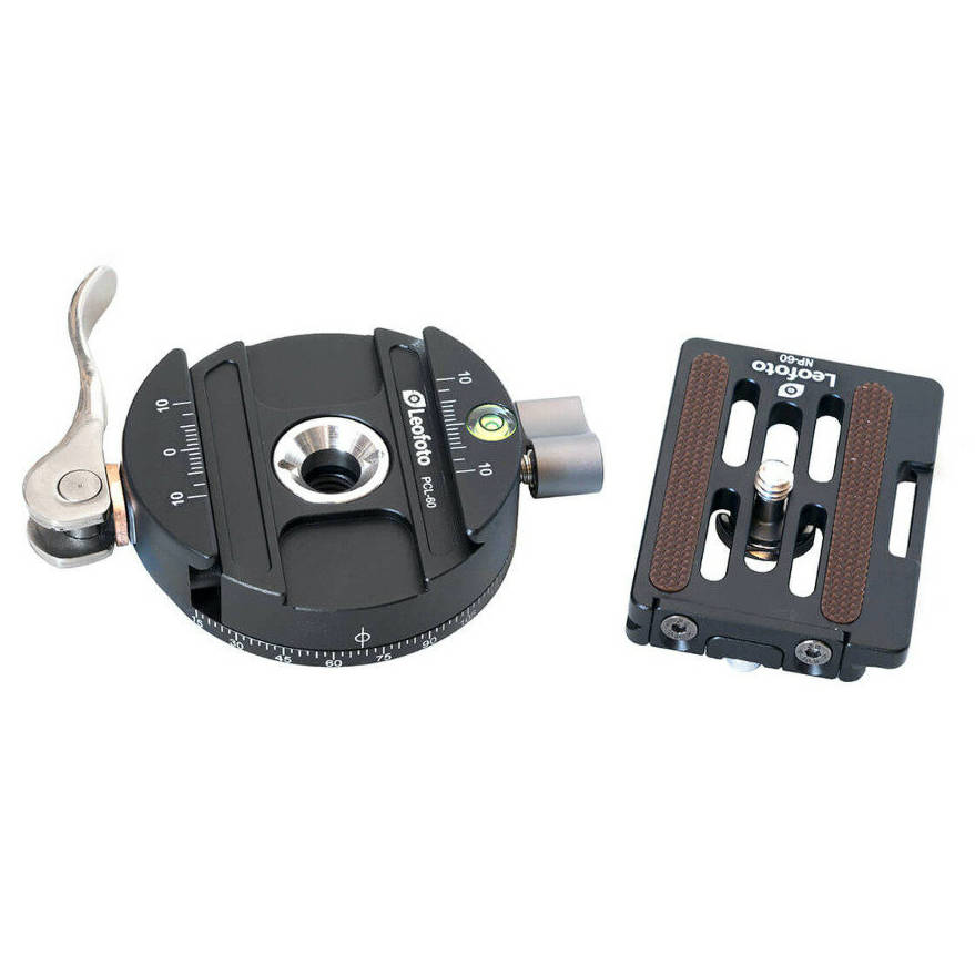 Leofoto PCL-60 Quick Release Panning Clamp with NP-60 Quick Release Plate