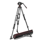 Manfrotto MVK504XTWINGA 504X Video head + aluminium Twin Leg GS tripod kit