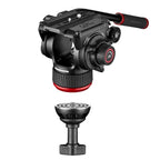 Manfrotto MVK504XTWINGA 504X Video head + aluminium Twin Leg GS tripod kit