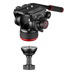 Manfrotto MVK504XTWINFA 504X Video head + aluminium Fast Twin Leg tripod kit