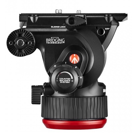 Manfrotto MVK504XTWINFA 504X Video head + aluminium Fast Twin Leg tripod kit