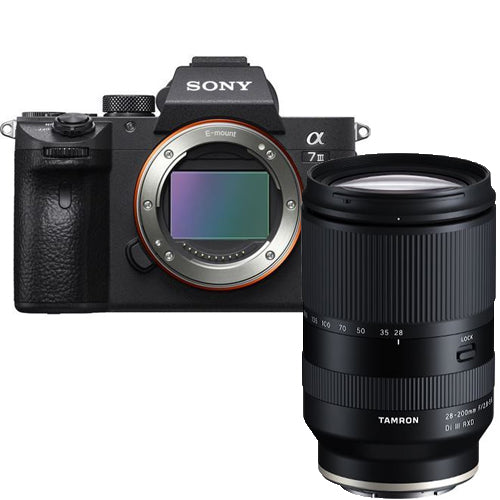 Sony A7 Mark III Body + TAMRON 28-200MM f/2.8-5.6 DI III RXD SONY FE