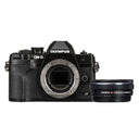 Olympus OM-D E-M10 Mark IV System Camera in black + 14-42mm EZ Lens in black