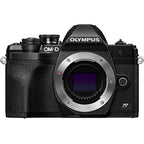 Olympus OM-D E-M10 Mark IV System Camera in black + 14-42mm EZ Lens in black