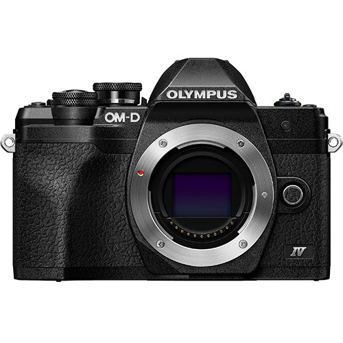 Olympus OM-D E-M10 Mark IV System Camera in black + 14-42mm EZ Lens in black