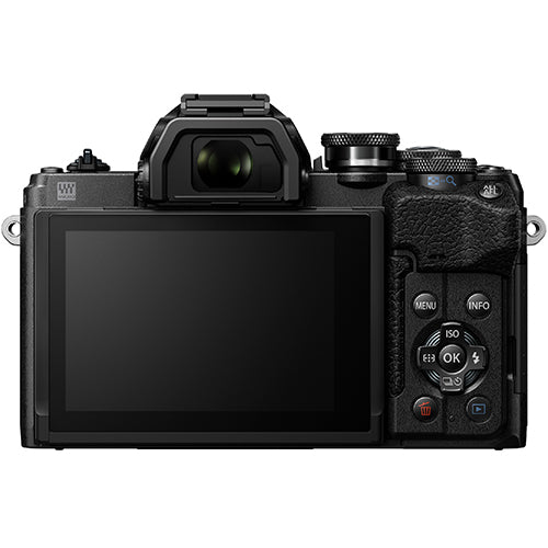 Olympus OM-D E-M10 Mark IV System Camera in black + 14-42mm EZ Lens in black