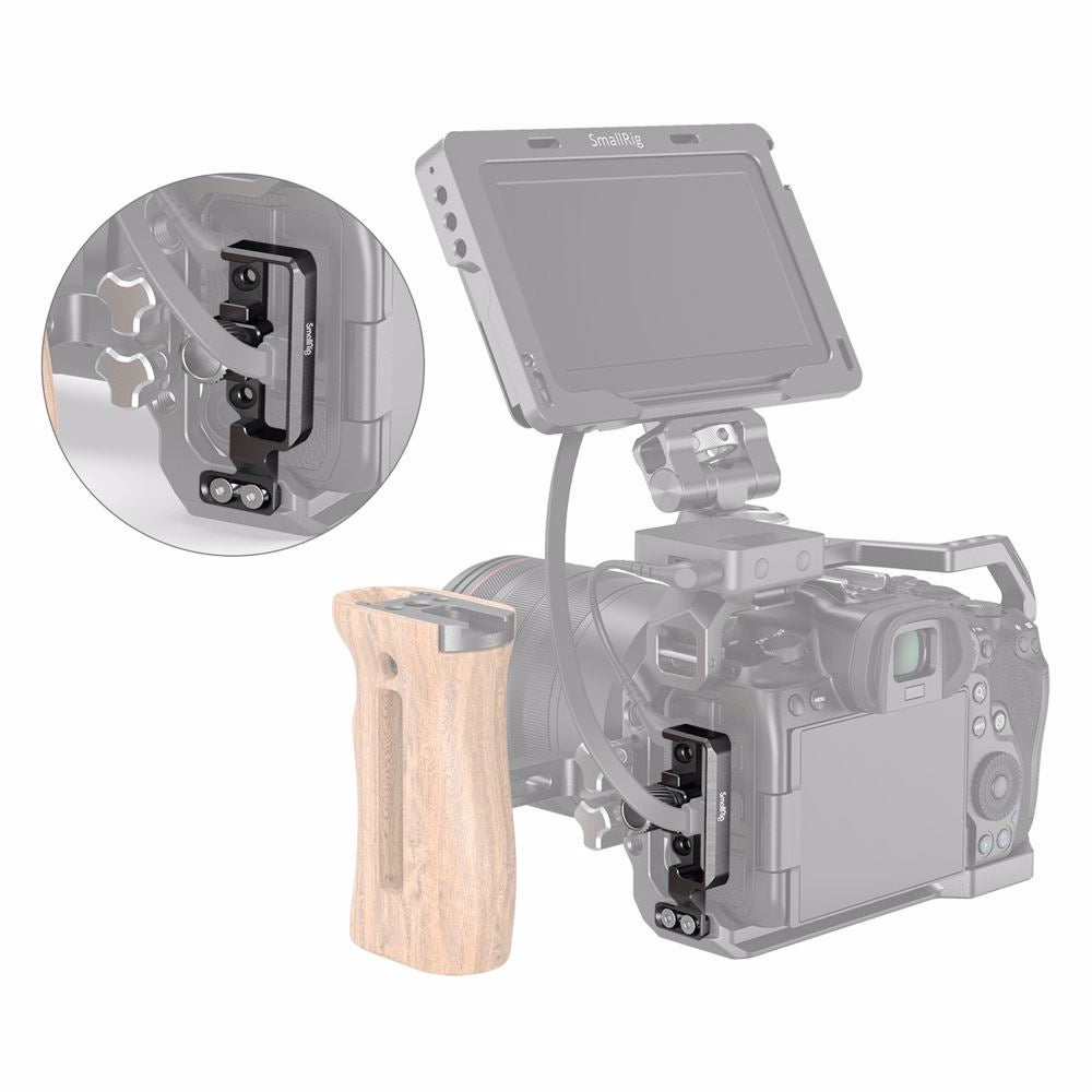 SmallRig 2981 HDMI and USB-Cable Clamp for the EOS R5 and R6 Cage
