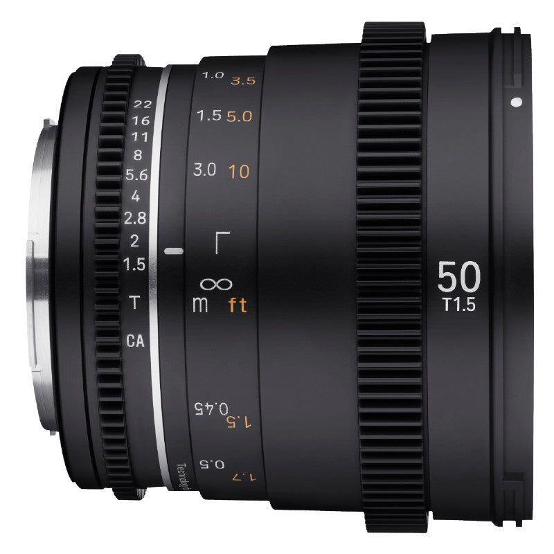 Samyang VDSLR 50mm T1.5 MK2 Fuji X