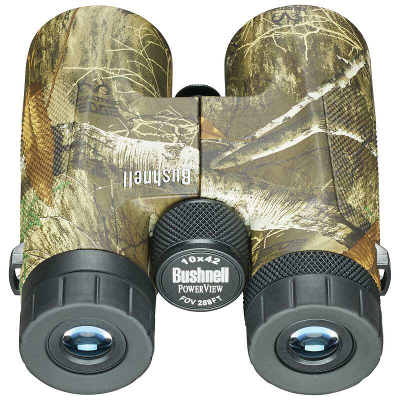 Bushnell Powerview 2.0 10x42mm Realtree edge bone collector roof, FMC