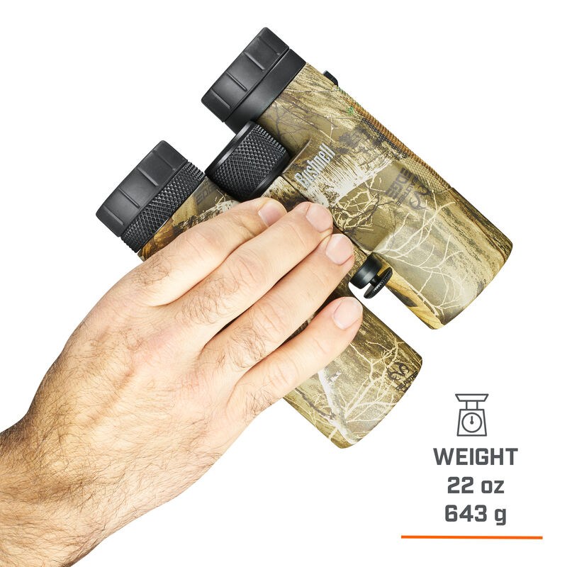 Bushnell Powerview 2.0 10x42mm Realtree edge bone collector roof, FMC