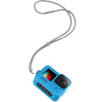 GoPro Sleeve + Lanyard Blue for HERO9 Black