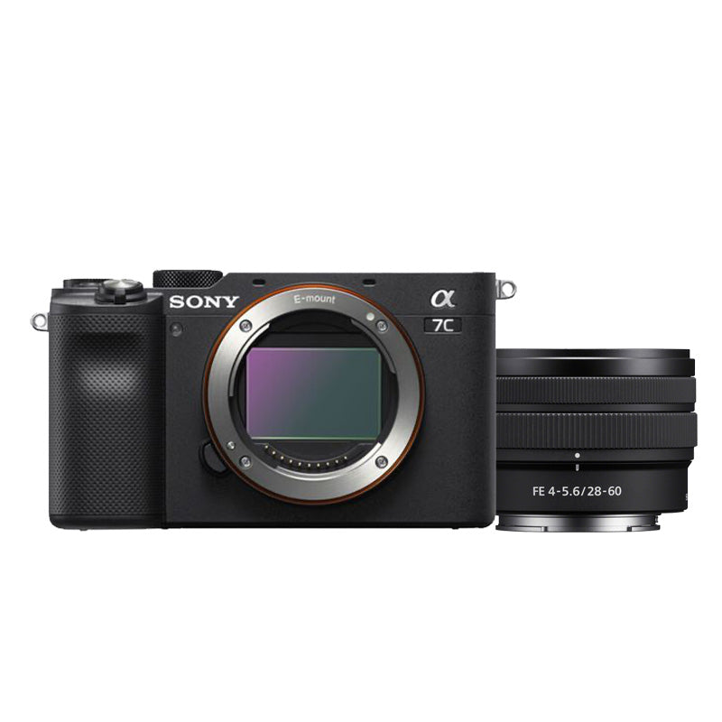 Sony A7C Black Edition + FE 28-60mm F4-5.6 Zoom Lens (ILCE7CLB.CEC)