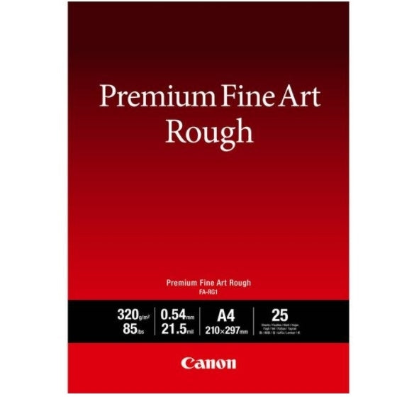 Canon FA-RG 1 Premium FineArt Rough A4 Paper 25 sheets 320 g/m²