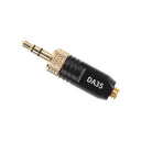 Deity DA35 Microdot adapter for W.Lav series black