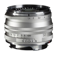 Voigtländer Nokton 50mm f/1.5 II M.C. Leica M Mount silver