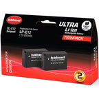 Hahnel HL-E12 Ultra - Canon LP-E12 Twin Pack