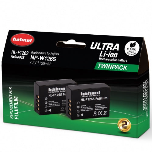 Hahnel HL-F126S Ultra - Fujifilm NP-W126S Twin Pack