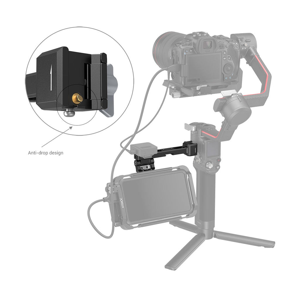 SmallRig 3026 Monitor Mount with NATO Clamp for DJI RS 2/RSC 2