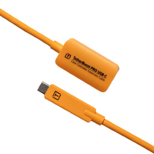 Tether Tools Tether Boost Pro USB-C Core Controller Extension Cable - orange