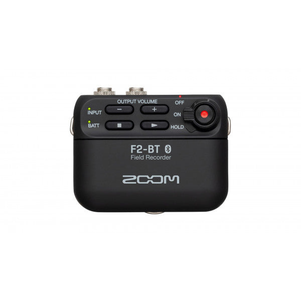 Zoom F2-BT portable recorder with Lavalier microphone with built-in Bluetooth control