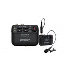 Zoom F2-BT portable recorder with Lavalier microphone with built-in Bluetooth control