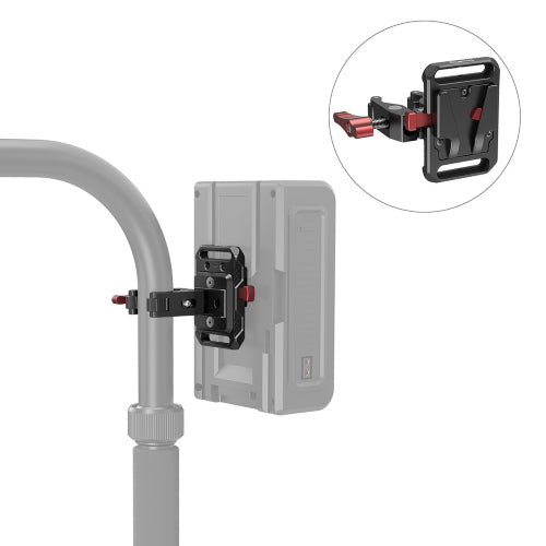 SmallRig 2989 Mini V Mount Battery Plate with Crab-Shaped Clamp