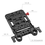 SmallRig V Mount Battery Plate with Dual 15mm Rod Clamp 3016