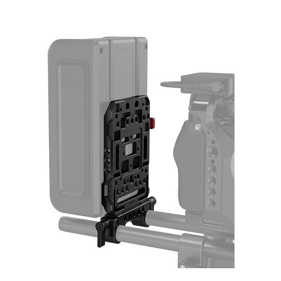 SmallRig V Mount Battery Plate with Dual 15mm Rod Clamp 3016