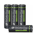 GP AA Battery Rechargeable GP NiMH 2000 mAh ReCyko Pro Photoflash 1.2V 4 pcs.