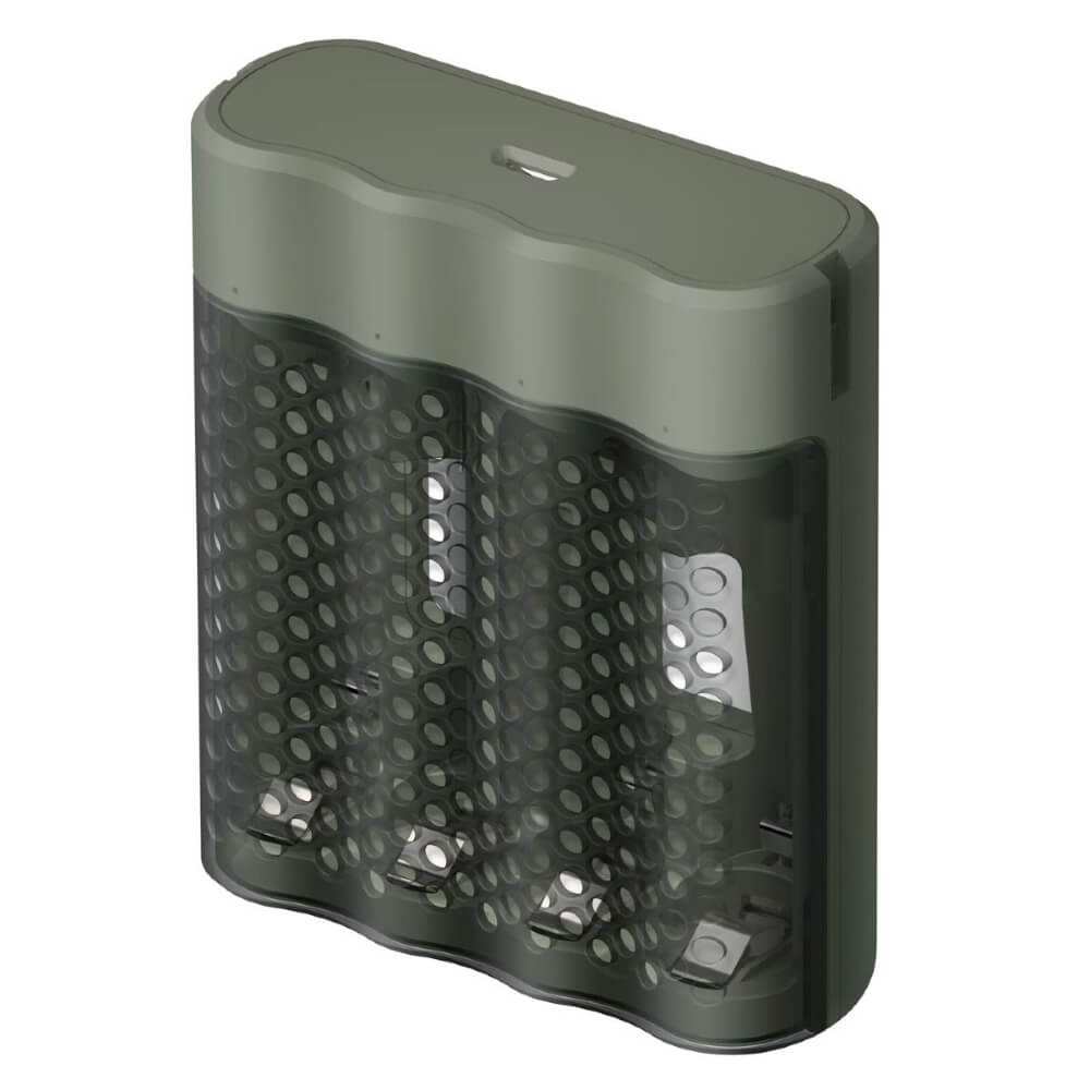 GP M451 USB battery charger + 4x ReCyko AA 960mAh batteries