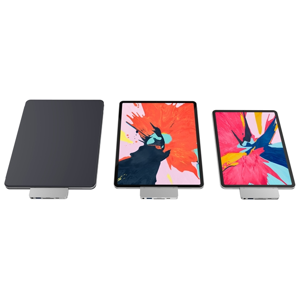 Hyper 6-in-1 USB-C hub iPad Pro silver