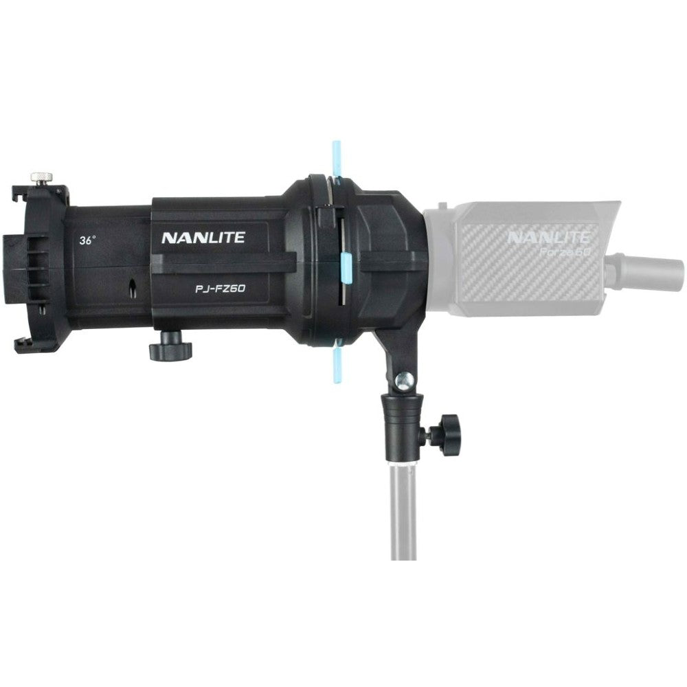 Nanlite NL-PJ-FZ60-36 Projection Attachment mount for FM-mount (w/ 36 degree lens)