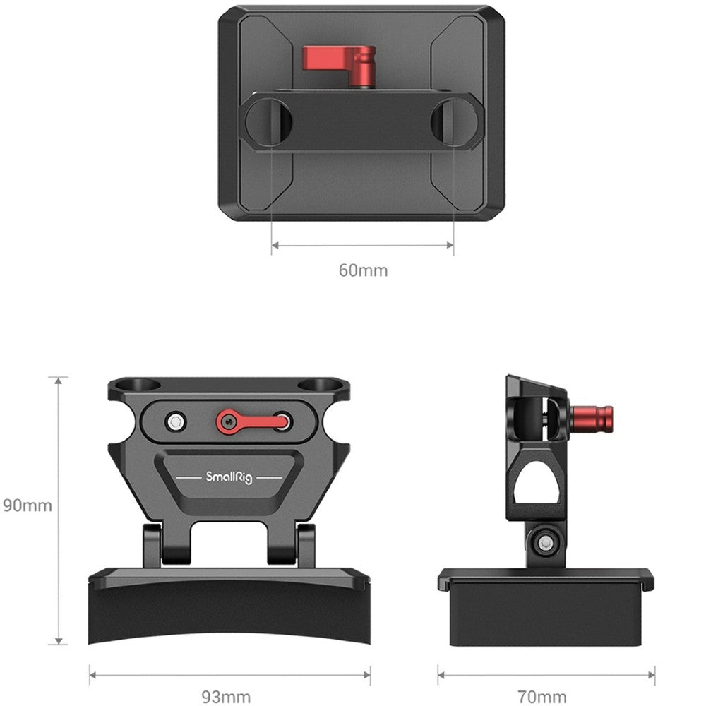SmallRig Lightweight Chest Pad with Rod Clamp MD3183