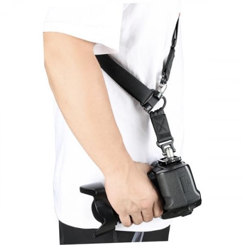 Leofoto NP-65 QR Plate with MAGPUL QD strap mount