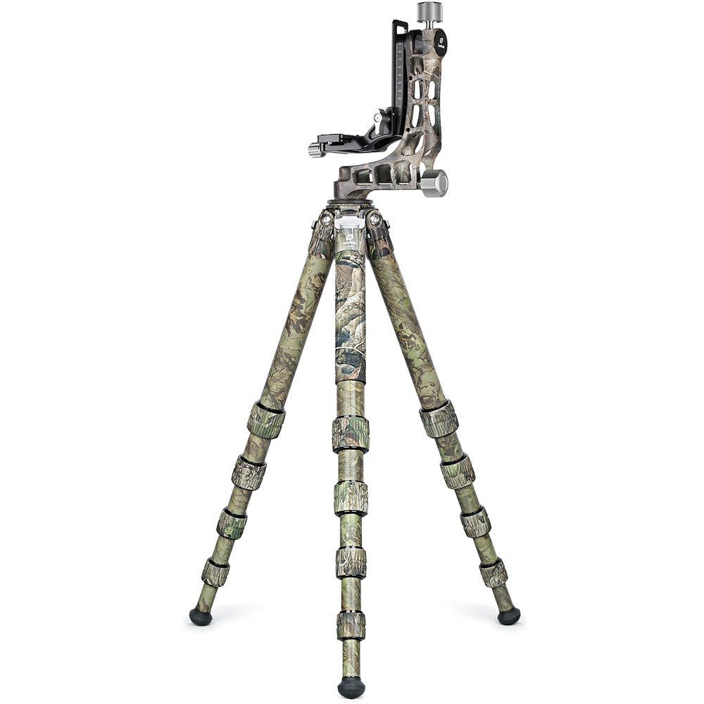 Leofoto Ranger LS-365C + swing head PG-1 Full Camo