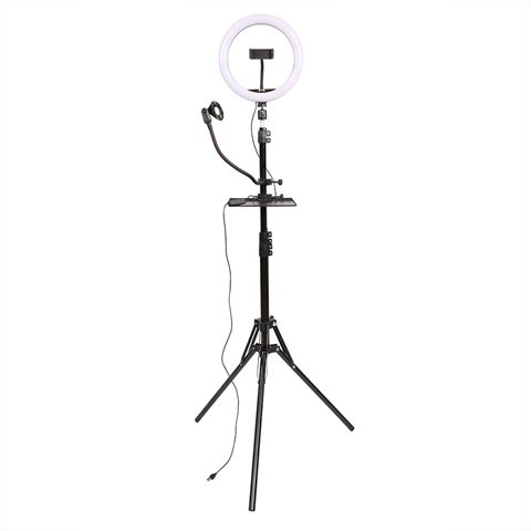 StudioKing LED Vlog Set SK-K190 with Ring Light and Microphone Holder