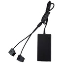 IndiPro 12V (6A) A/C Power Supply to Dual Female D-Tap Outputs (8')