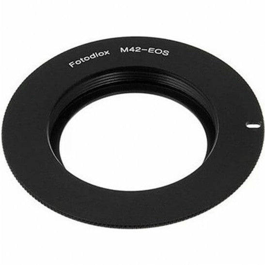 Fotodiox Lens Mount adapter - M42 Type 2 Screw Mount SLR Lens to Canon EOS (EF, EF-S) Mount SLR Camera Body