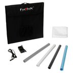 Fotodiox Pro LED Studio-in-a-Box for table photography - Includes light tent, integrated LED lighting, carrying bag and four backgrounds