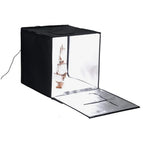 Fotodiox Pro LED Studio-in-a-Box for table photography - Includes light tent, integrated LED lighting, carrying bag and four backgrounds