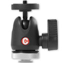 Caruba Centre Ball Head with Cold Shoe Mount