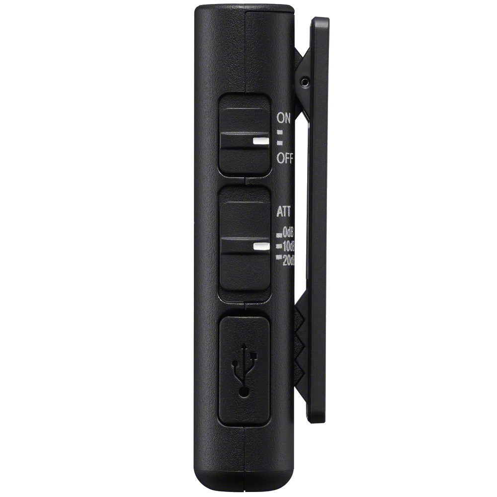 Sony Multi-interface Shoe Compatible Wireless Microphone with Compact Stereo Lavalier microphone kit