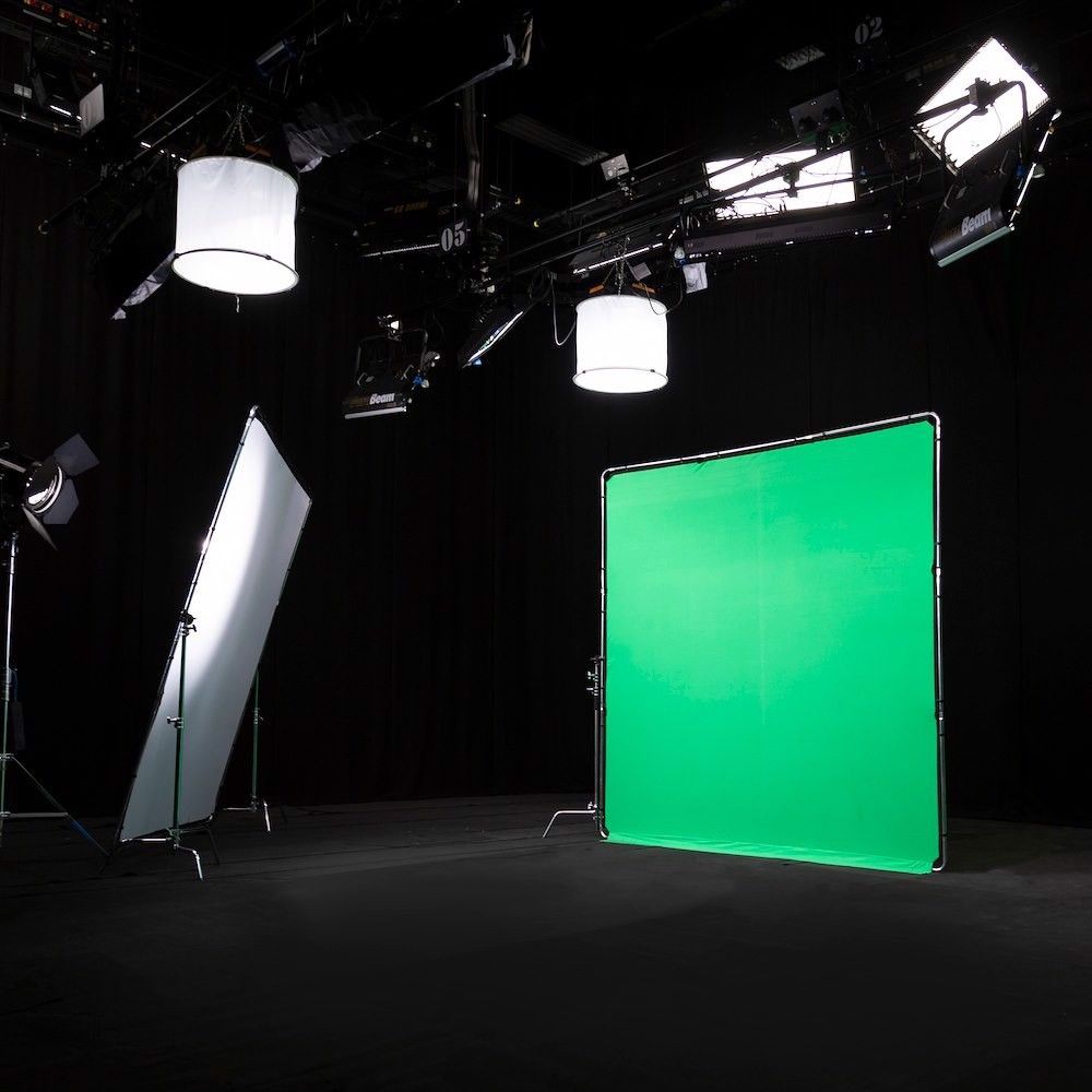 Manfrotto Studiolink chroma key blue screen kit 3x3m