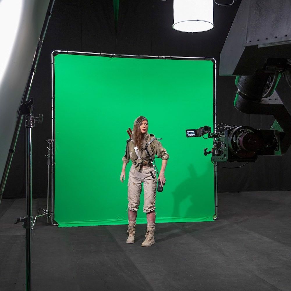 Manfrotto Studiolink chroma key blue screen kit 3x3m