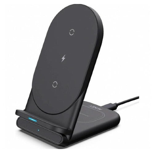 Aukey Aircore 2-in-1 Wireless Charging Stand - black