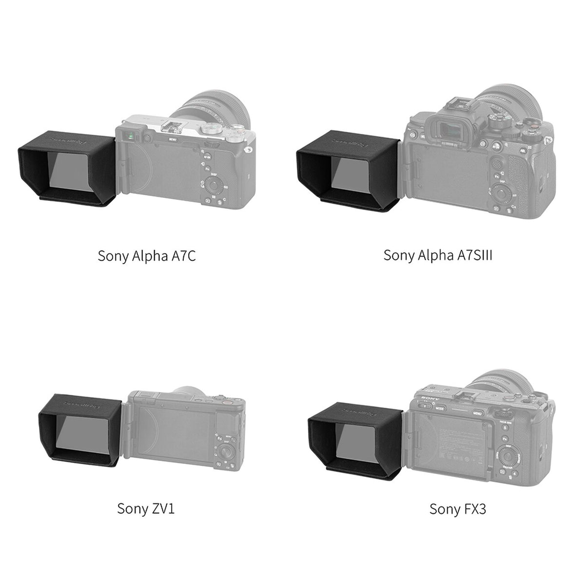 SmallRig 3206 Lens Hood for Sony Alpha 7S III/Alpha 7C/ZV-1/FX3 Camera
