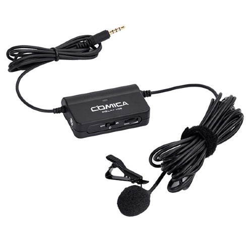 Comica Multi-functional Single Lavalier microphone Universal for Smartphone&Camera