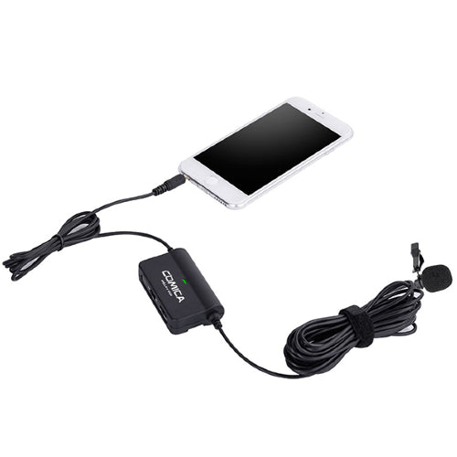 Comica Multi-functional Single Lavalier microphone Universal for Smartphone&Camera