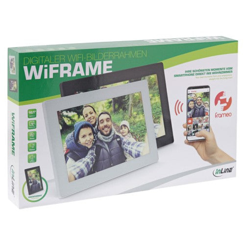 InLine® WiFRAME 10.1" Frameo APP White IPS Touchscreen